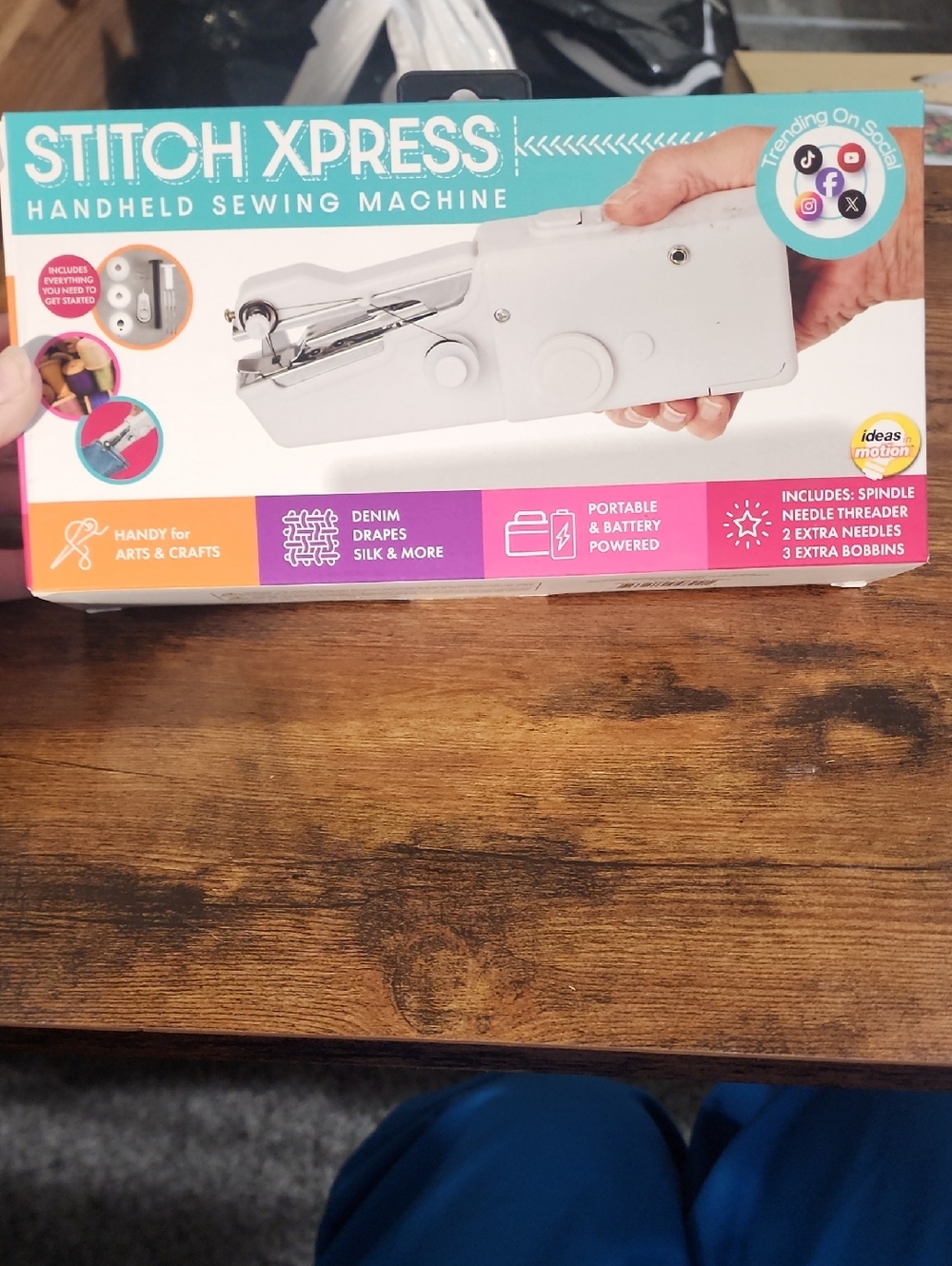 Handheld Sewing Machine - White Never Open Brand New No Tags